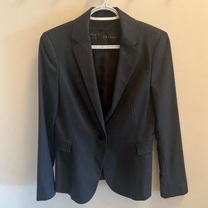 Zara blazer - size Small, grey pinstripe